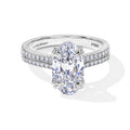 LUXURIANT 3.00 ct. SGL zertifizierter VS-EF Labor Diamant Ring in 950 Platin