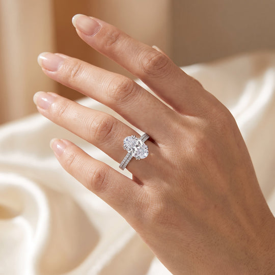 LUXURIANT DIAMOND - Lab Grown Diamant VS-EF Ring 950 Platin (Größe 17.00) ca. 3,01 ct