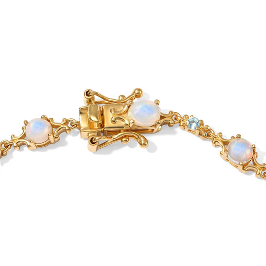 EVER TRUE AA Natürlicher, äthiopischer Welo Opal Armband ca. 20 cm Reine Bronze ca. 3,38 ct.
