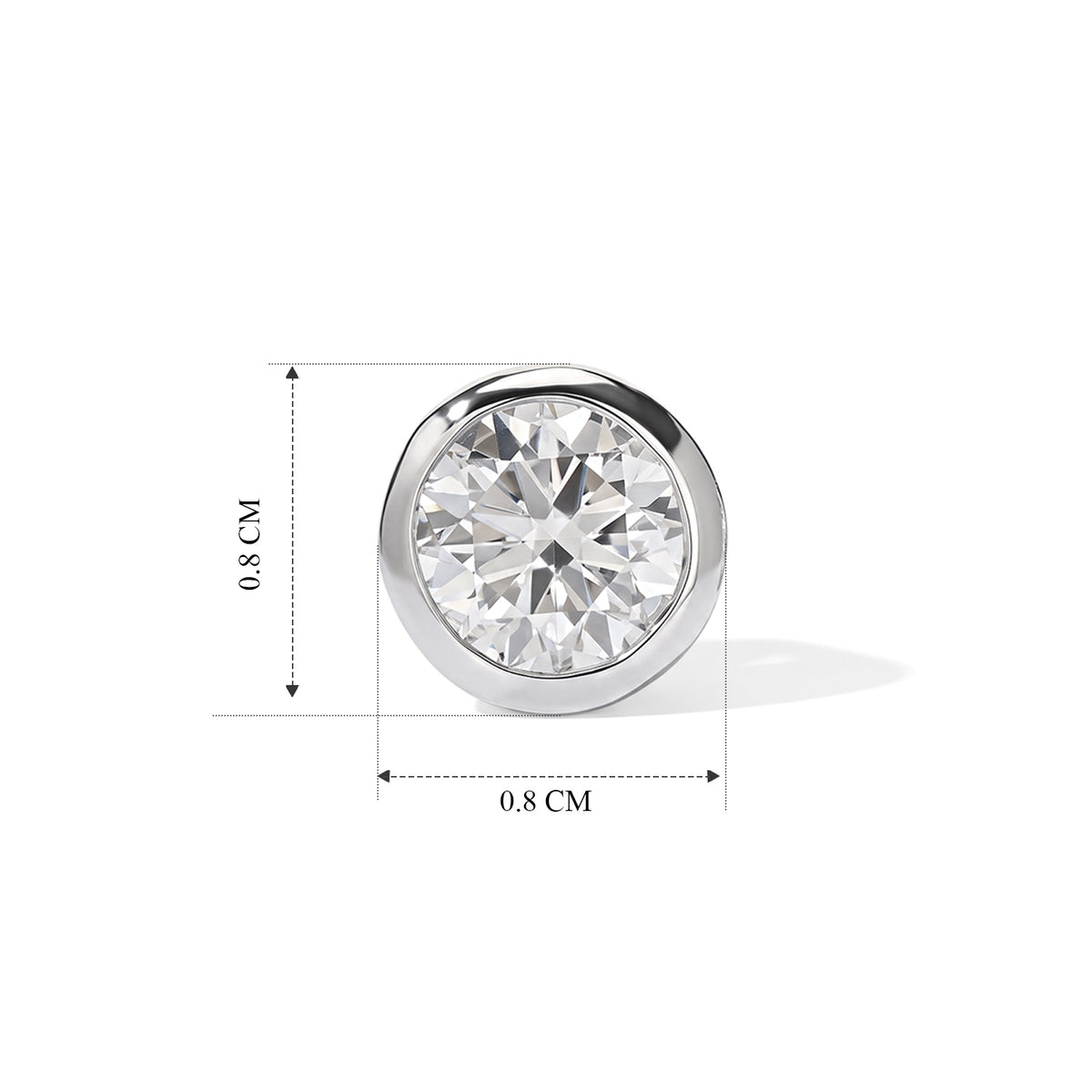 D'Joy Moissanit Ohrringe 925 Silber Platiniert ca. 2.09 ct