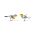 D'Joy 925 Silber Platiniert und vergoldet Ohrringe 3,73g