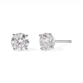 D'Joy Moissanit Ohrringe 925 Silber Rhodiniert ca. 2,07 ct.