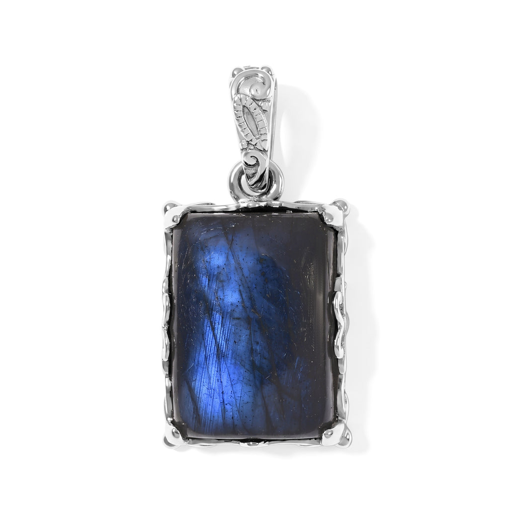 EVER TRUE AAA Labradorit Anhänger Reine Bronze ca. 16,60 ct.