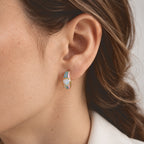 EVER TRUE AAA Natürlicher, äthiopischer Welo Opal Ohrringe Reine Bronze (10-15 Werktage Lieferzeit) ca. 1,10 ct.