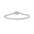 LUXURIANT DIAMOND - Lab Grown Diamant SI Armband ca. 19 cm 925 Silber Rhodiniert ca. 3,20 ct.