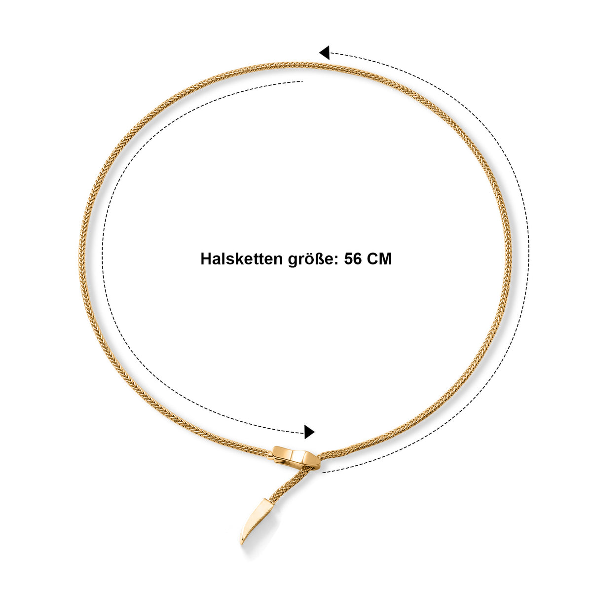 375 Gold Halskette ca. 56 cm ca. 5,48g