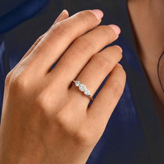 Lab Grown Diamant SI-GH Ring 375 Gold (Größe 18.00) ca. 1,00 ct