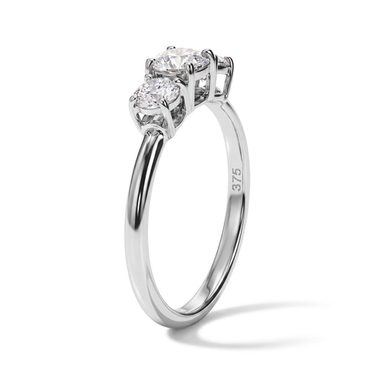 Lab Grown Diamant SI-GH Ring 375 Gold (Größe 18.00) ca. 1,00 ct