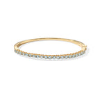 EVER TRUE AA Blauer Apatit Armreif ca. 19 cm Reine Bronze ca. 4,05 ct.