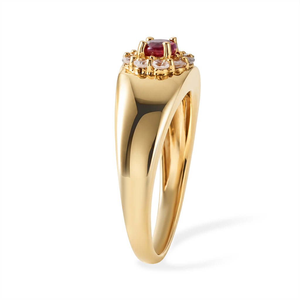 750 Gelbgold vermeil