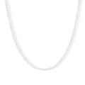 Süßwasser Perlen (2-3 mm) Mondlicht-Sinfonie Halskette ca. 45 cm 316L Edelstahl