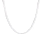 Süßwasser Perlen (2-3 mm) Mondlicht-Sinfonie Halskette ca. 45 cm 316L Edelstahl