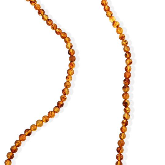 Bernstein Halskette ca. 45 cm 316L Edelstahl (4-5 Werktage Lieferzeit) ca.