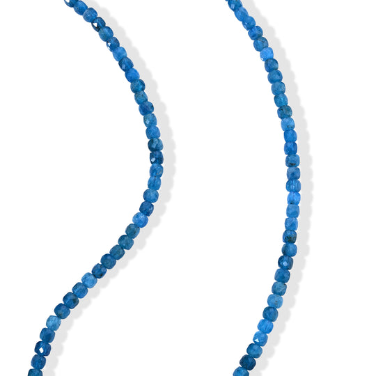 Neon Apatit Halskette ca. 45 cm 316L Edelstahl ca.