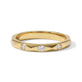 LUXURIANT DIAMOND - Lab Grown Diamant SI-GH Ring 925 Silber 750 Gelbgold vermeil (Größe 18.00) ca. 0,33 ct