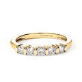 LUXURIANT DIAMOND - Lab Grown Diamant SI-GH Ring 925 Silber 750 Gelbgold vermeil (Größe 16.00) (10-15 Werktage Lieferzeit) ca. 0,55 ct