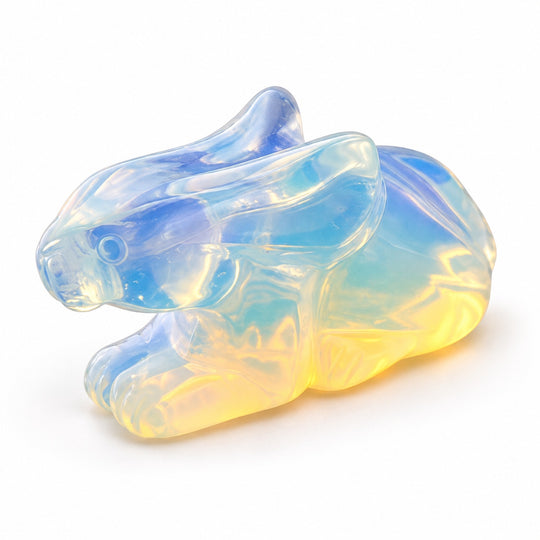 Opalit-Figur in Hasenform, Höhe 5 cm 160.95 ct