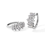 D'Joy Moissanit Ohrringe 925 Silber Rhodiniert ca. 1,94 ct.