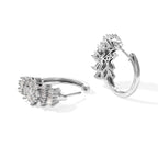 D'Joy Moissanit Ohrringe 925 Silber Rhodiniert ca. 1,94 ct.