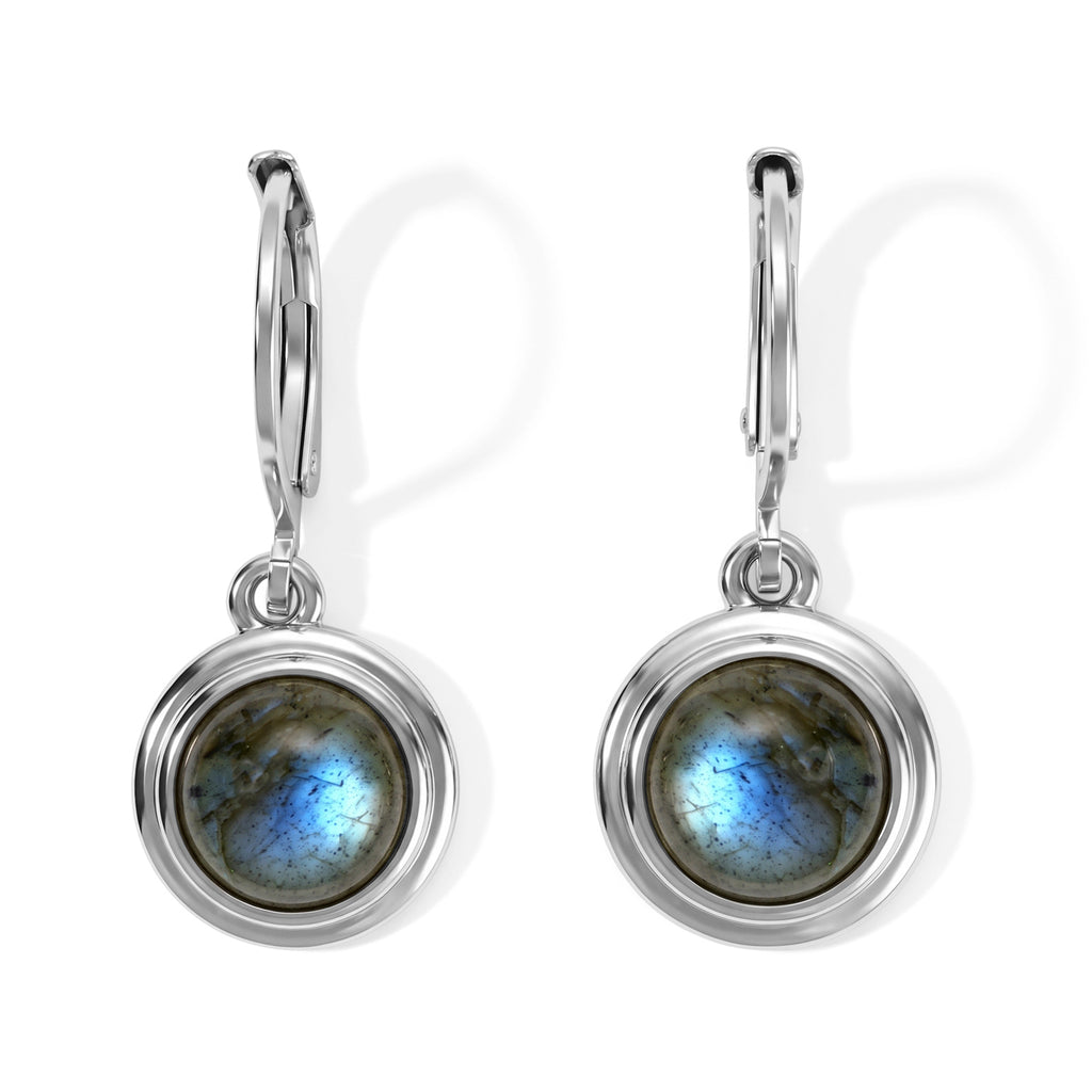 EVER TRUE AAA Labradorit Ohrringe 316L Edelstahl ca. 3,33 ct.