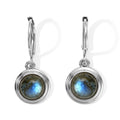 EVER TRUE AAA Labradorit Ohrringe 316L Edelstahl ca. 3,33 ct.
