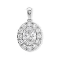 LUXURIANT DIAMOND - Lab Grown Diamant SI-GH Anhänger 950 Platin ca. 3,00 ct.