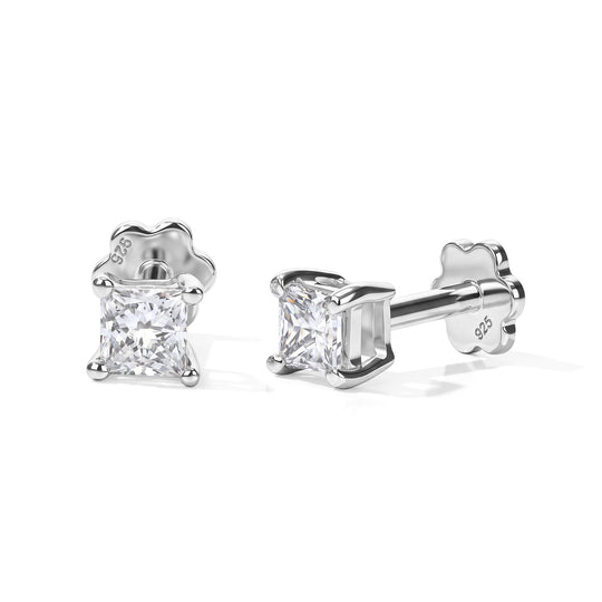 LUXURIANT DIAMOND - Lab Grown Diamant SI-GH Ohrringe 925 Silber 750 Roségold vermeil ca. 1,00 ct.