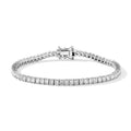 LUXURIANT DIAMOND - Lab Grown Diamant SGL zertifiziert VS-EF Armband ca. 19 cm 925 Silber Rhodiniert ca. 7,99 ct.