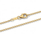 D'Joy Natürlicher Rhodolith Granat Halskette ca. 45 cm 925 Silber 750 Gelbgold vermeil ca. 26,05 ct.