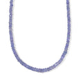 EVER TRUE Tansanit Halskette ca. 45 cm 316L Edelstahl ca. 63,00 ct.