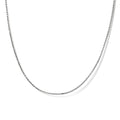 Kordelkette, 925 Silber, ca. 45 cm