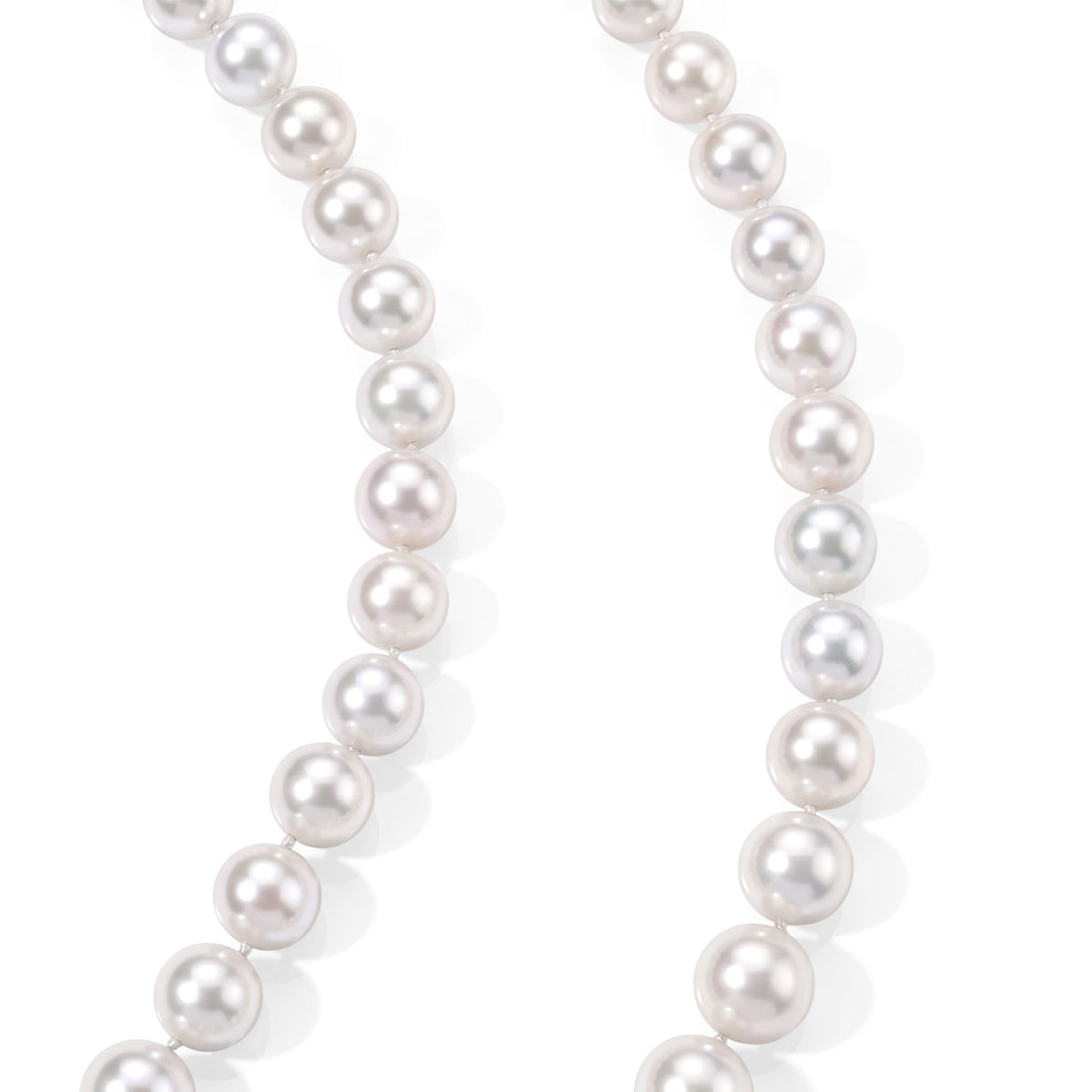 D'Joy AAA Weiße Edison Perle (11-13 mm) Halskette ca. Flexibles cm 925 Silber Rhodiniert 429.00 ct