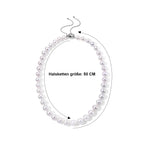 D'Joy AAA Weiße Edison Perle (11-13 mm) Halskette ca. Flexibles cm 925 Silber Rhodiniert 429.00 ct