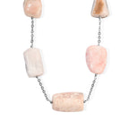 EVER TRUE Rosa Opal Halskette ca. 60 cm 316L Edelstahl ca. 325.00 ct