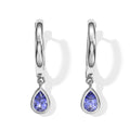 D'Joy Tansanit Ohrringe 925 Silber Rhodiniert (10-15 Werktage Lieferzeit) ca. 0,76 ct.