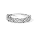 LUXURIANT DIAMOND - Lab Grown Diamant SI-GH Ring 925 Silber Rhodiniert (Größe 17.00)  (10-15 Werktage Lieferzeit) ca. 0,50 ct