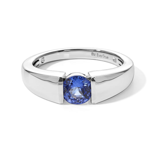 EVER TRUE Tansanit Ring Reine Bronze (Größe 21.00) (10-15 Werktage Lieferzeit) ca. 0,91 ct