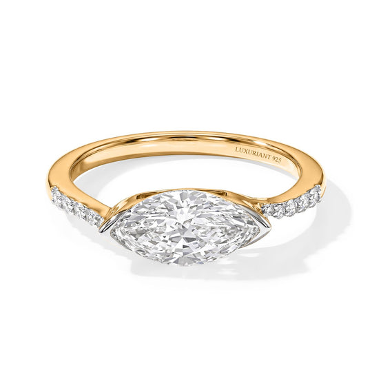 LUXURIANT DIAMOND - Lab Grown Diamant VS-EF Ring 925 Silber Rhodiniert (Größe 20.00) (8-13 Werktage Lieferzeit) ca. 1,59 ct