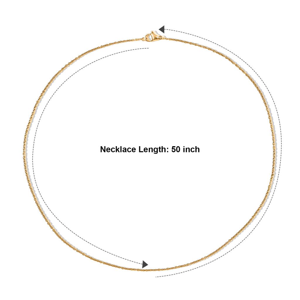 EVER TRUE 316L Edelstahl Halskette ca. 50 cm ca. 3,35g