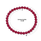 Lab Grown Rubin Armband 18 cm (10-15 Werktage Lieferzeit) ca. 60.00 ct