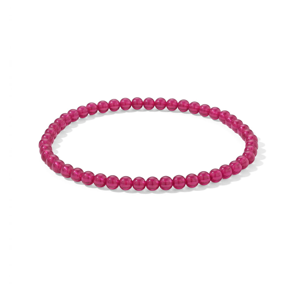 Lab Grown Rubin Armband 18 cm  ca. 25.00 ct