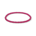 Lab Grown Rubin Armband 18 cm  ca. 25.00 ct