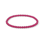 Lab Grown Rubin Armband 18 cm  ca. 25.00 ct