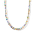 D'Joy AA Natürlicher, äthiopischer Welo Opal Halskette ca. 45 cm 925 Silber Rhodiniert ca. 65.00 ct