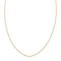 Kordelkette, ca. 45 cm, 750 Gelbgold