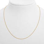 Kordelkette, ca. 45 cm, 750 Gelbgold