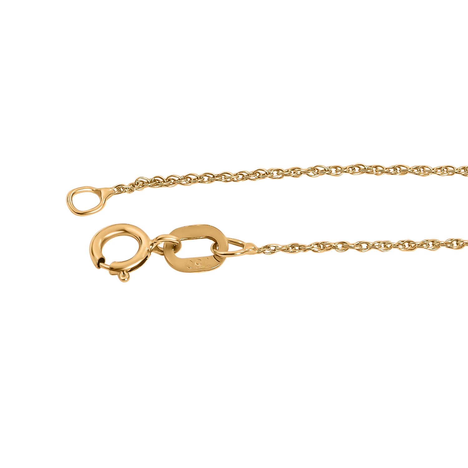 Kordelkette, ca. 45 cm, 750 Gelbgold
