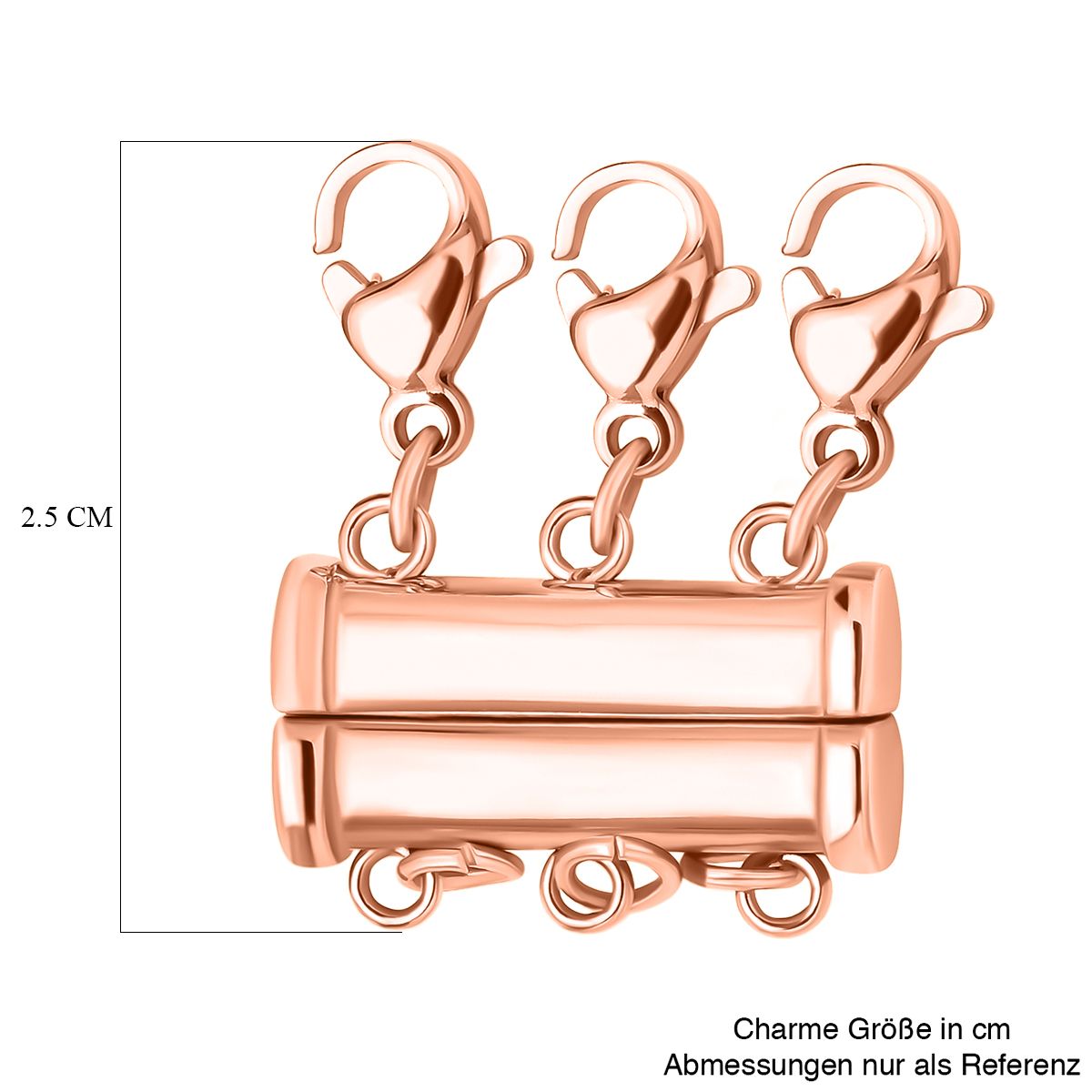 Karabinerverschluss Rosegold