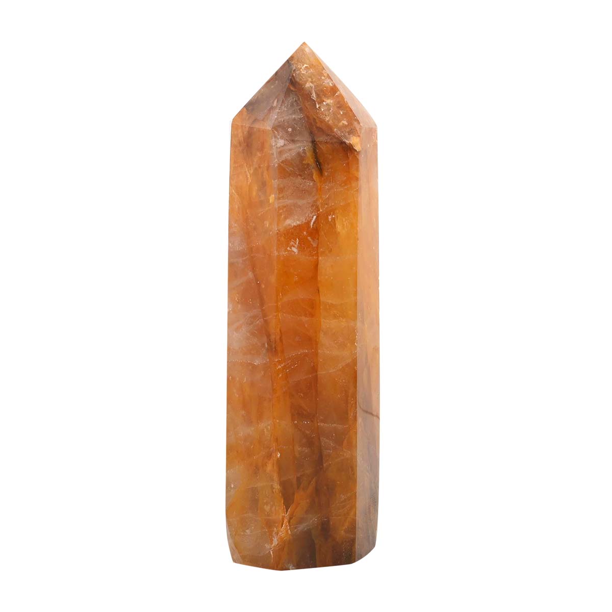 Gelber Hämatoid-Quarz Obelisk - Medium - ca. 2560 cts.