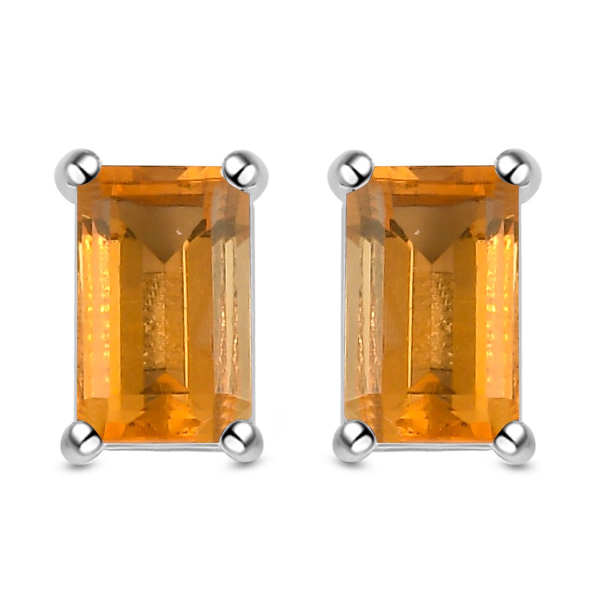 Salamanca Feueropal-Ohrringe, 925 Silber platiniert ca. 0,40 ct